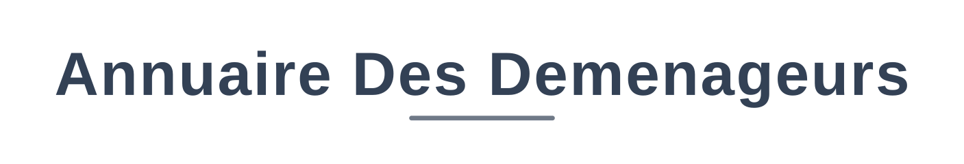 Logo Annuaire Des Demenageurs